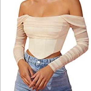Corset crop top